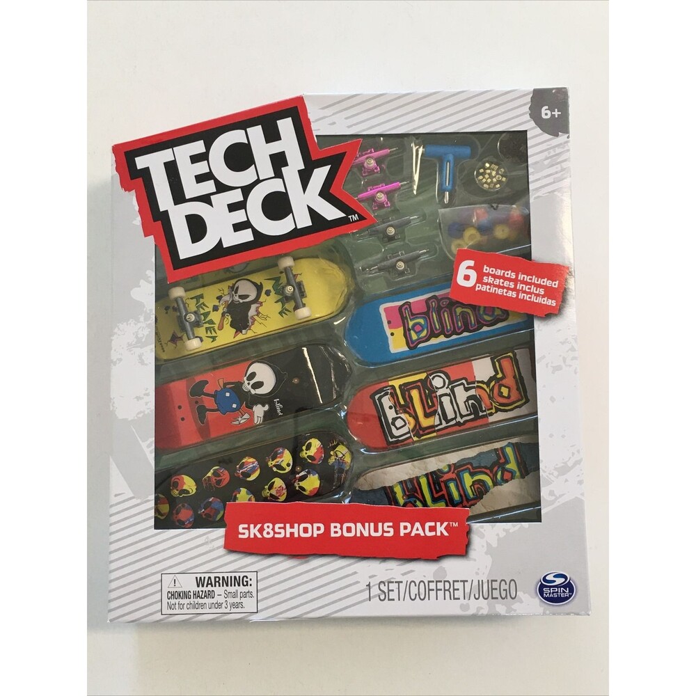 Tech Deck SK8SHOP Bonus 6 Pack BLIND Fingerboards NEW